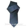 High Quality 100% Polyester Navy Tie cufflink With White Dots mens dress ties